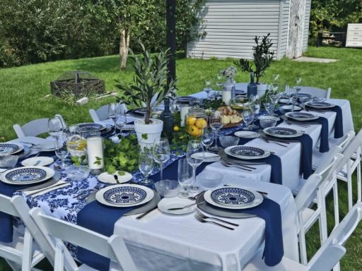 Backyard Greek Luncheon