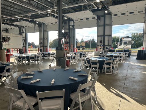 Truck Bay Turned Beautiful Venue